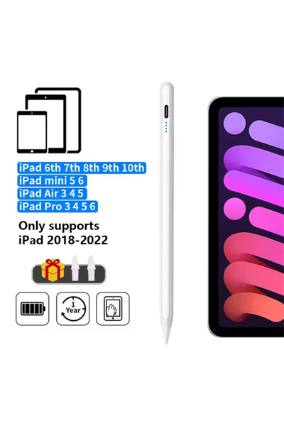 Choice1 WHITE Aluminum Alloy Touch Screen Stylus Pen Compatible With Ipad Pro...