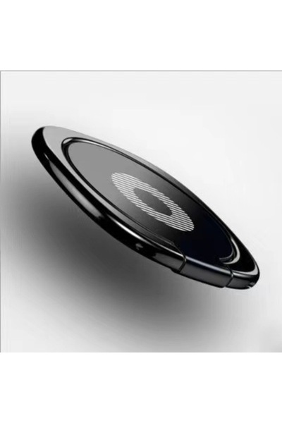 Choice Black Universal Luxury Metal Finger Ring Holder Stand Grip 360 Degree ...
