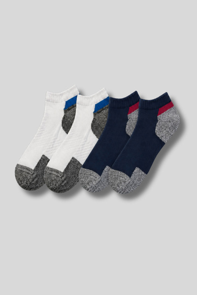 Ada Çorap & İç Giyim Men's 4-Pack Cotton Bootie Socks