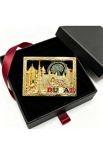 NUJET R471 Urban landmark metal refrigerator magnets retro relief hollowed-ou...