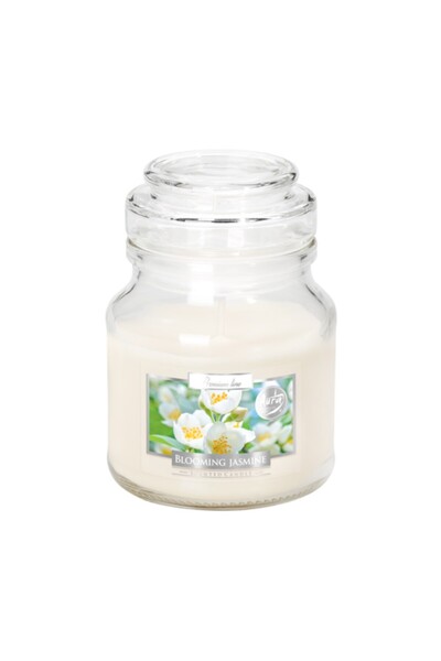 LCA Set 3 x Lumanare Parfumata in Pahar cu Capac, Blooming Jasmine, 28 Ore