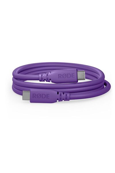 RØDE SC27 SuperSpeed USB-C - USB-C kablosu, 5 Gbps'ye kadar hızlı veri aktarımı ve 60 W güç kaynağı