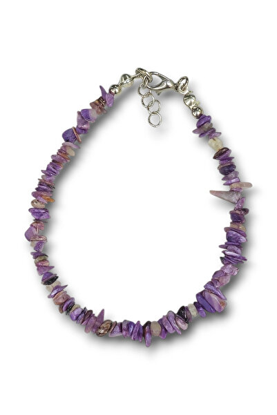 Pozitif Doğal Taş Charoite Stone Bracelet Broken Stone Charoite 674-2