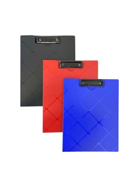JML Clipboard A4 din plastic, cu două compartimente, 30x24cm, diverse culori ...
