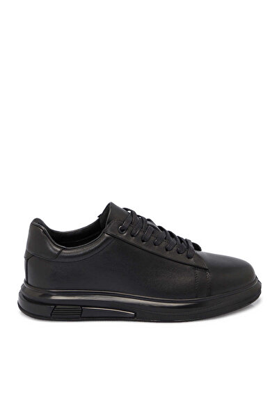 Tergan Siyah Hakiki Deri Erkek Sneaker - E25S1AY57415-A23