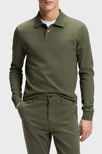 BOSS Pamuklu Slim Fit Düğmeli Polo Erkek POLO 50507704 325