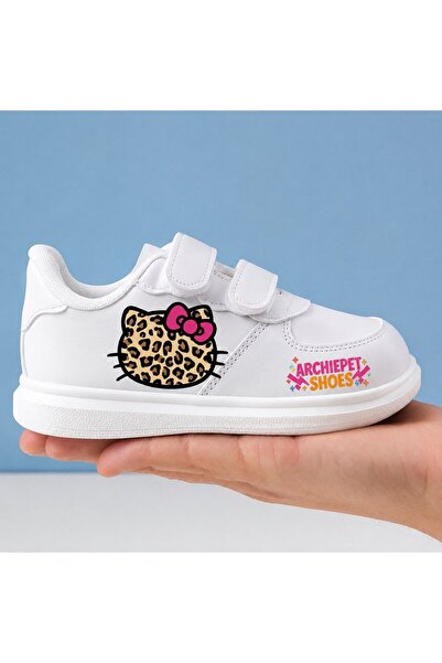 archiepet Leopard Pattern Animated Character Logo White Band Children's Sport...
