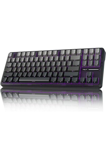 Aula F75 Wireless Mechanical Keyboard,Creamy Keyboard with RGB Backlit Hot Sw...