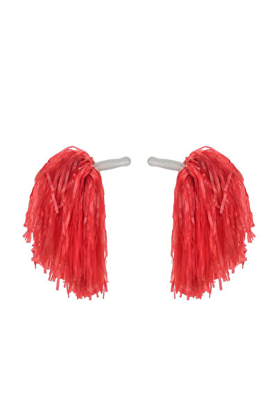 Generic Brand 1 Pair (2 Pieces) Red Color April 23Rd Show Pompoms Bx40