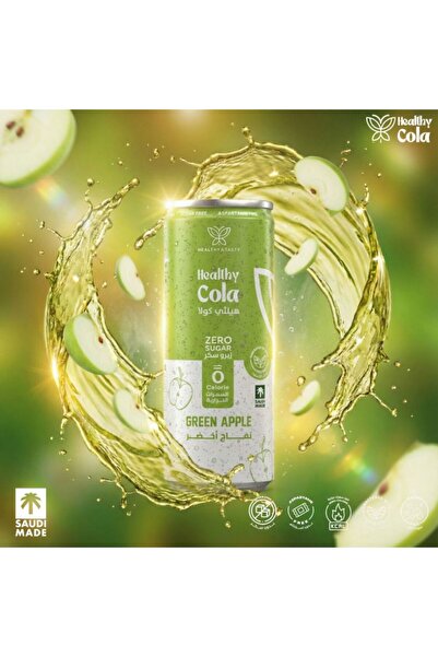 Healthy & Tasty Healthy Cola Green Apple