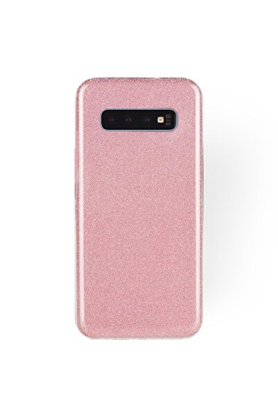 Forcell Σκληρή Θήκη με Γκλίτερ Ροζ (Samsung Galaxy S10)