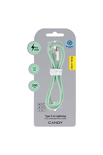 Blavec Candy Πλεγμένο Καλώδιο Δεδομένων και Γρήγορης Φόρτισης PD 20W 2.4A (CC...