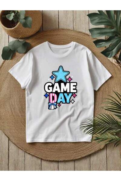 25W Women's Day T-Shirt, Short-Sleeve Top With Baseball Star Print, Casual Cr...