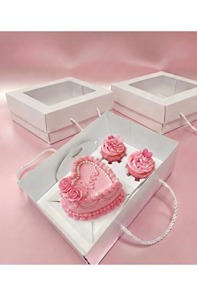 EgeConcept 2+1 BENTO&CUPCAKE KUTUSU 25x17x11