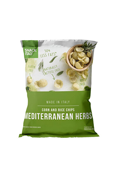 Snack Italy Corn & Rice Chips – Mediterranean Herbs Flavor