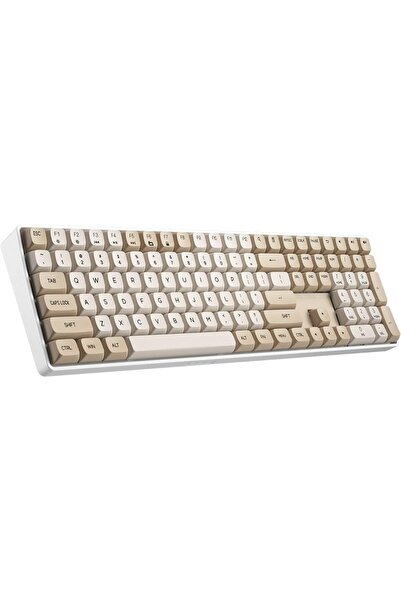 darkFlash GD108 Wireless Mechanical Gaming Keyboard, Tri Mode,110 Keys, Yello...