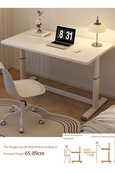TAPIT Bedside Computer Table 25.5 to 35.04 Inch Height Adjustable Desk Laptop...