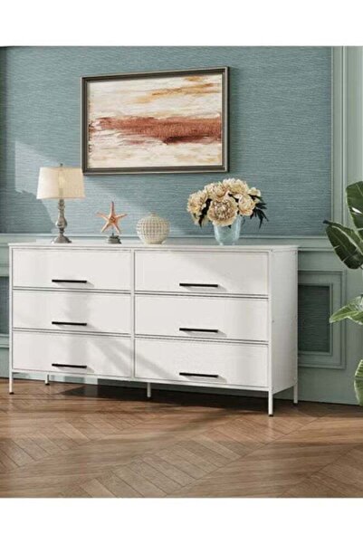 ZCM-HAPPY Dressing Storage Model with 6 Drawers For Home inside Room 59.8" in...