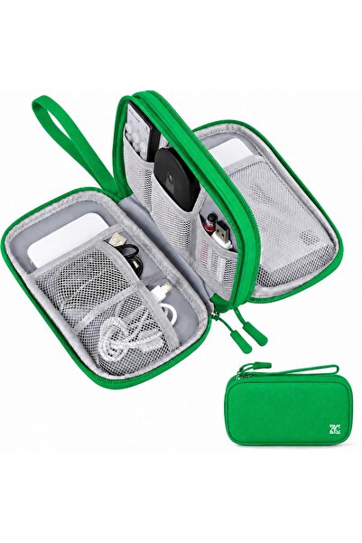 zyc 3-Layer Double Zipper Digital Accessory and Cable Organizer Portable Clut...