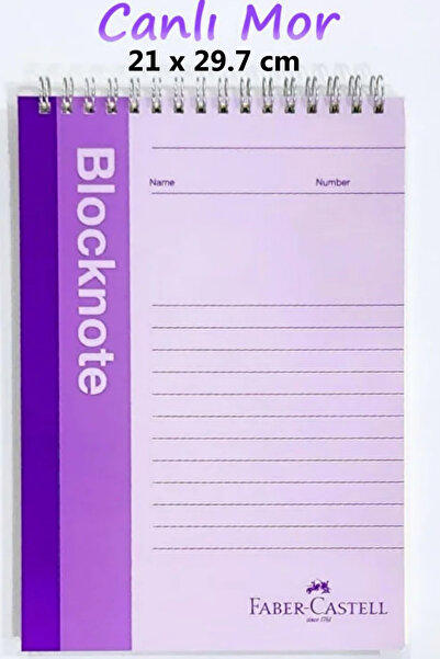 Faber Castell A4 Size Blocknote 80 Sheets Checkered, Green