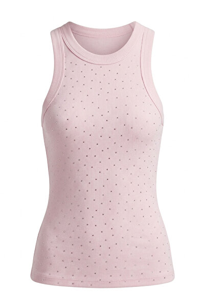 MAGARDE New Season Stone Embroidered Undershirt - Pink