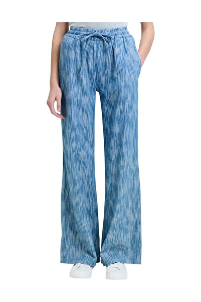 French Connection Women Bessie Textured Denim Wide Leg Jeans