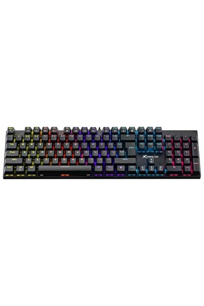 XTRIKE ME GK-803 Mechanical Gaming Keyboard, Wired USB, Rainbow Backlight, Bl...