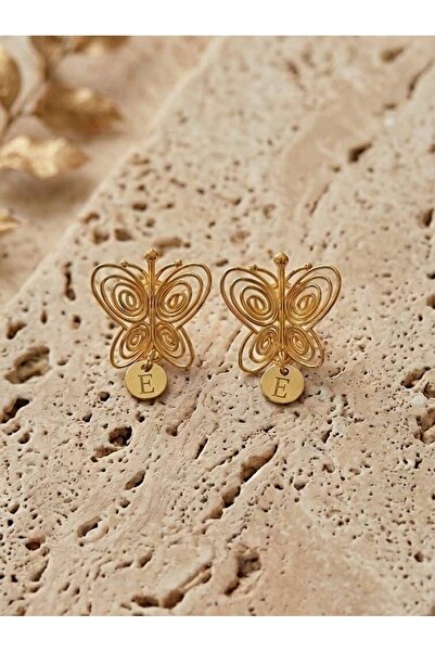 Ay Kuyumculuk Masumiyet Füsun Küpesi 925 Ayar Gümüş 22K Gold Kaplama – Vintag...