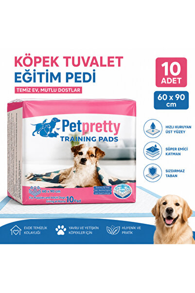 Köpek Tuvalet Alıştırma Pedi Pedi 10lu 60*90 cm