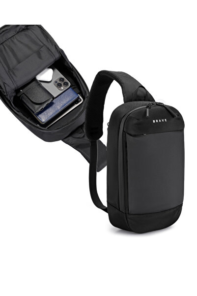 Brave BTP-07 Sling Bag Portable Gadget Storage For Travel - Black