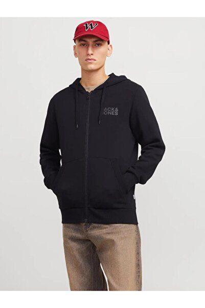 Jack & Jones Jack Jones Corp Logo Zipper Hooded Men's Sweat 12265177