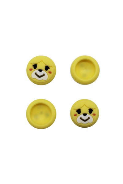 NO BRAND 4x GUMKI NAKŁADKI SWITCH Animal Crossing Isabelle