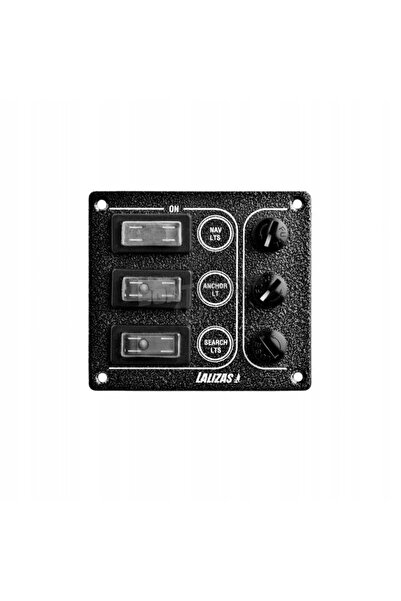NO BRAND Tablou electric pentru iaht, panou de 12 V, rezistent la apă