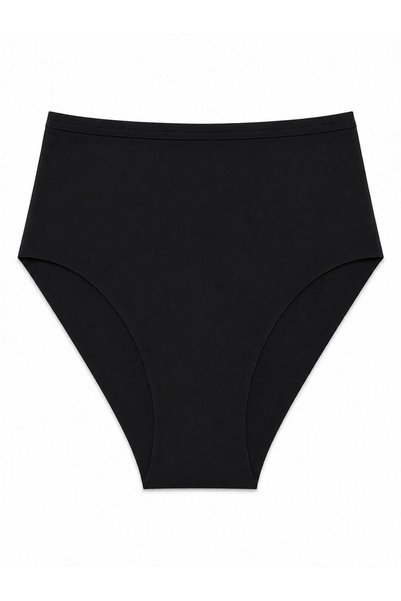 Adeniz Kadın (Beli Lastikli) 3'lü Dikişsiz Lazer Kesim Iz Yapmaz Likralı Yüksek Bel Bikini Slip Külot Premium Esnek ve Yumuşak