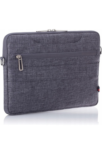 NO BRAND WIWU Husă pentru laptop gri de 15.4 inch