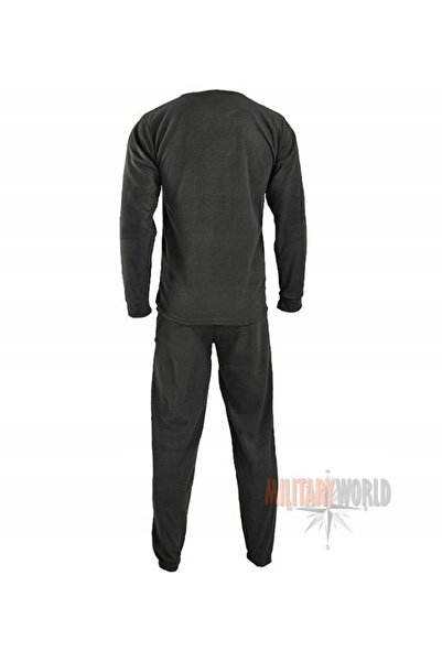 Mil-Tec Set de lenjerie termică din fleece de iarnă Bundeswehr - Negru XL
