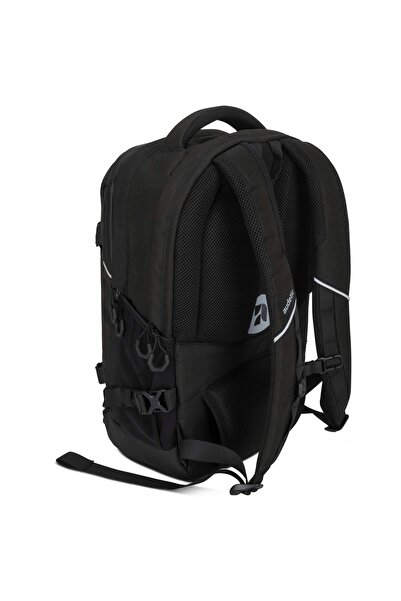 NO BRAND Rucsac școlar urban multicompartimentat AUDETIC COSMO negru