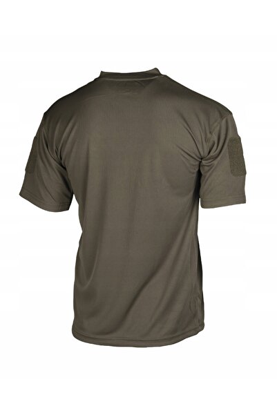Mil-Tec Tricou militar termic cu uscare rapidă tactic, verde măsliniu, L