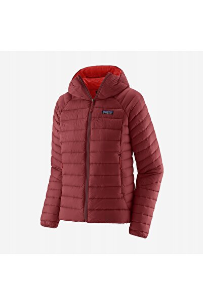 Patagonia Geacă de puf Down Sweater Hoody W's XS roșu oxid