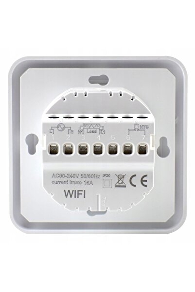 NO BRAND Controler de temperatură, termostat de cameră cu Wi-Fi – cu cablu, 16 A