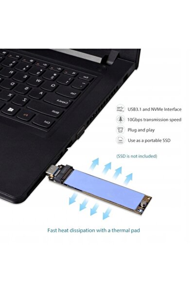 NO BRAND Adaptor cititor de disc SSD M.2 NVMe USB 3.0