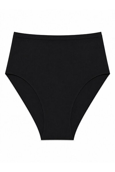 Adeniz Kadın (Beli Lastikli) 6'lı Dikişsiz Lazer Kesim Iz Yapmaz Likralı Yüksek Bel Bikini Slip Külot Premium Esnek ve Yumuşak