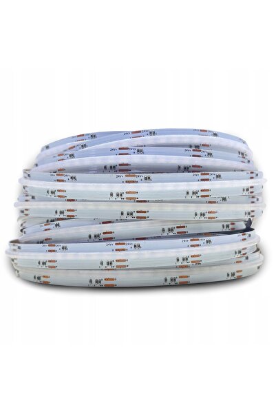 NO BRAND Set bandă LED COB 12 m RGBCCT 5-în-1 22 W/m 840D 24 V, controler, te...