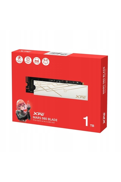 Adata DYSK SSD XPG MARS 1TB M.2 PCIE NVME GEN5 SMAR-980B-1TCS