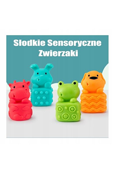 woopie Blocuri senzoriale, Jucărie puzzle de strâns, Învățare sonoră, Numărat...