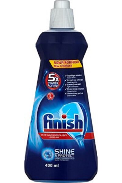 Finish Detergent de vase cu finisaj lucios 400ml x4