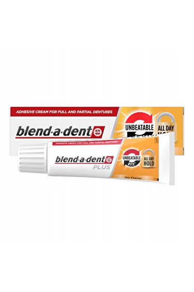NO BRAND Adeziv pentru proteze dentare Blend-a-dent Plus Strong, inodor, imba...