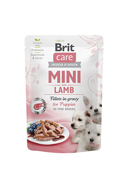 Brit Care Mini Puppy Kuzu Etli Soslu Fileto Küçük Irk Yavru Köpek Konservesi ...