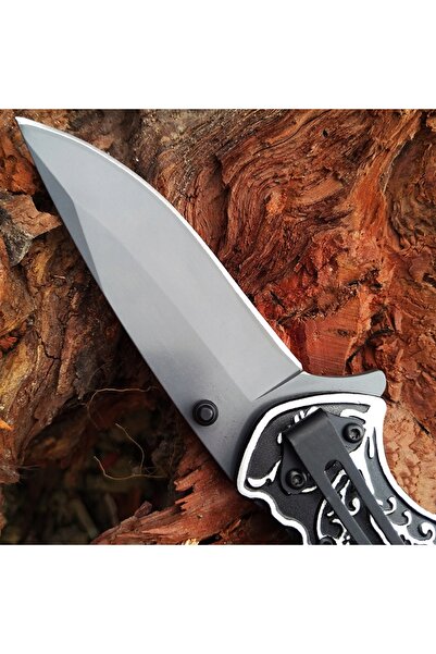 NO BRAND Cuțit pliant tactic ELK RIDGE Hunter din lemn R10