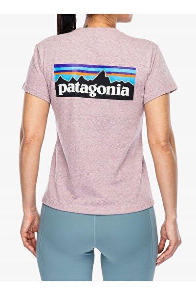 Patagonia Tricou de damă P-6 Logo Responsibili-Tee - violet discret S